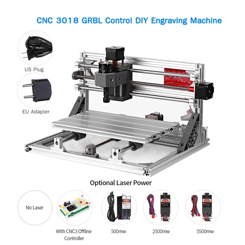 New Mini Laser Engraving Machine CNC 3018 engraver DIY Hobby Cutting Tools ER11 GRBL for Wood PCB PVC Router CNC3 | Инструменты