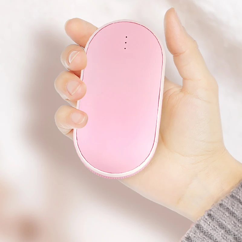 Портативная заряжаемая через USB грелка для рук зимняя Мини карманная Мобильная