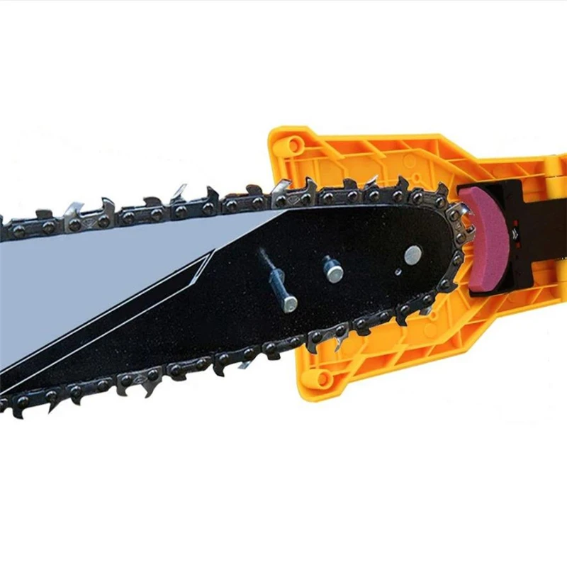 

Woodworking Chainsaw Saw Teeth Sharpener Bar-Mount Grinding Chain Stone Grinding Chain Accessories Sharpening Tool