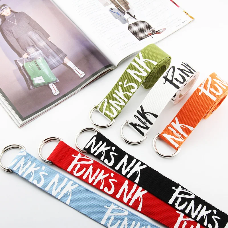 Ремень брезентовый Женский удобный пояс в стиле унисекс Молодежный с солнечным