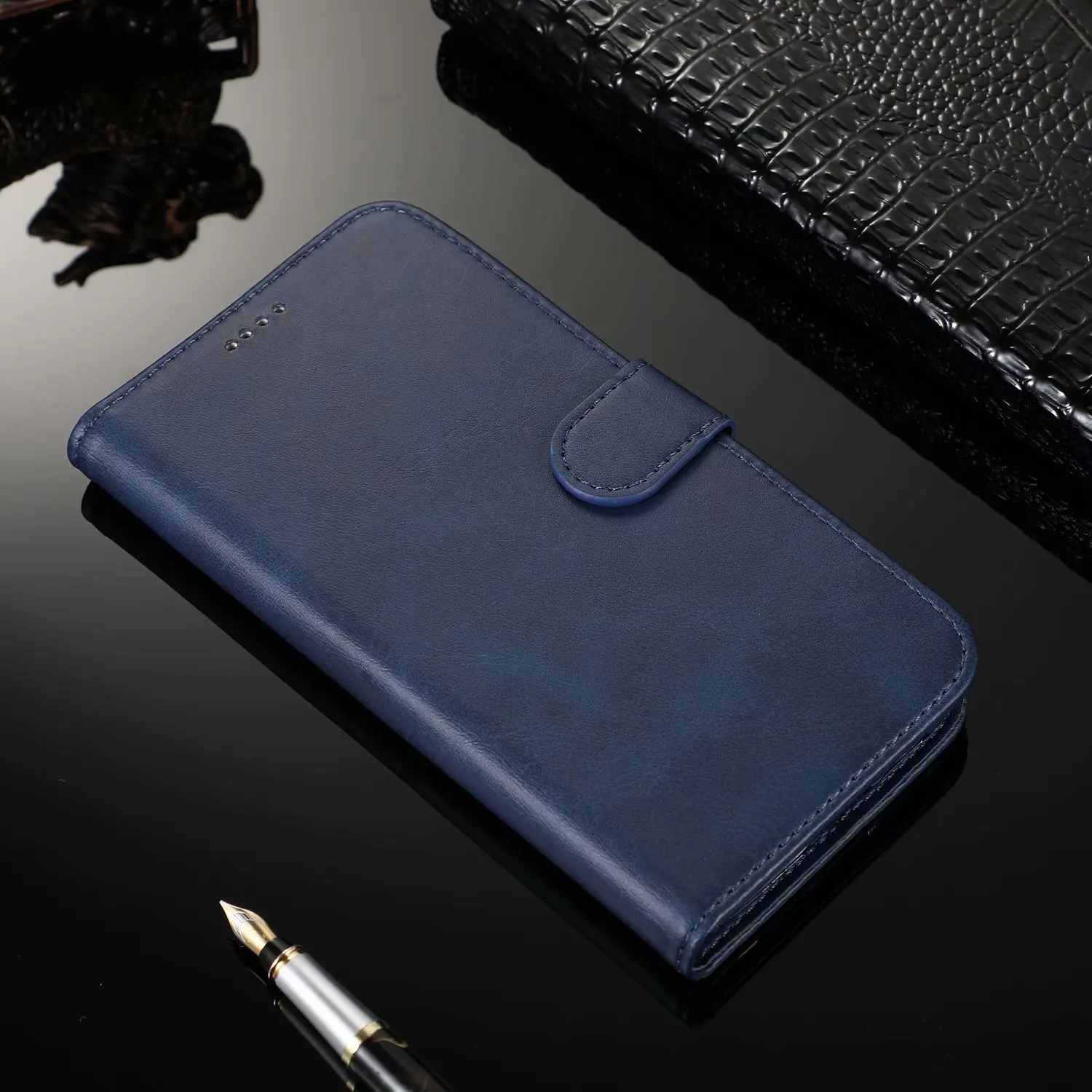 Кожаный чехол для Honor 8A 7A 7C 9X Pro 8S 10i 10 Lite 8X 8C Чехол-книжка чехол на huawei P30 P20 Lite Y6 Y7 Prime Y5