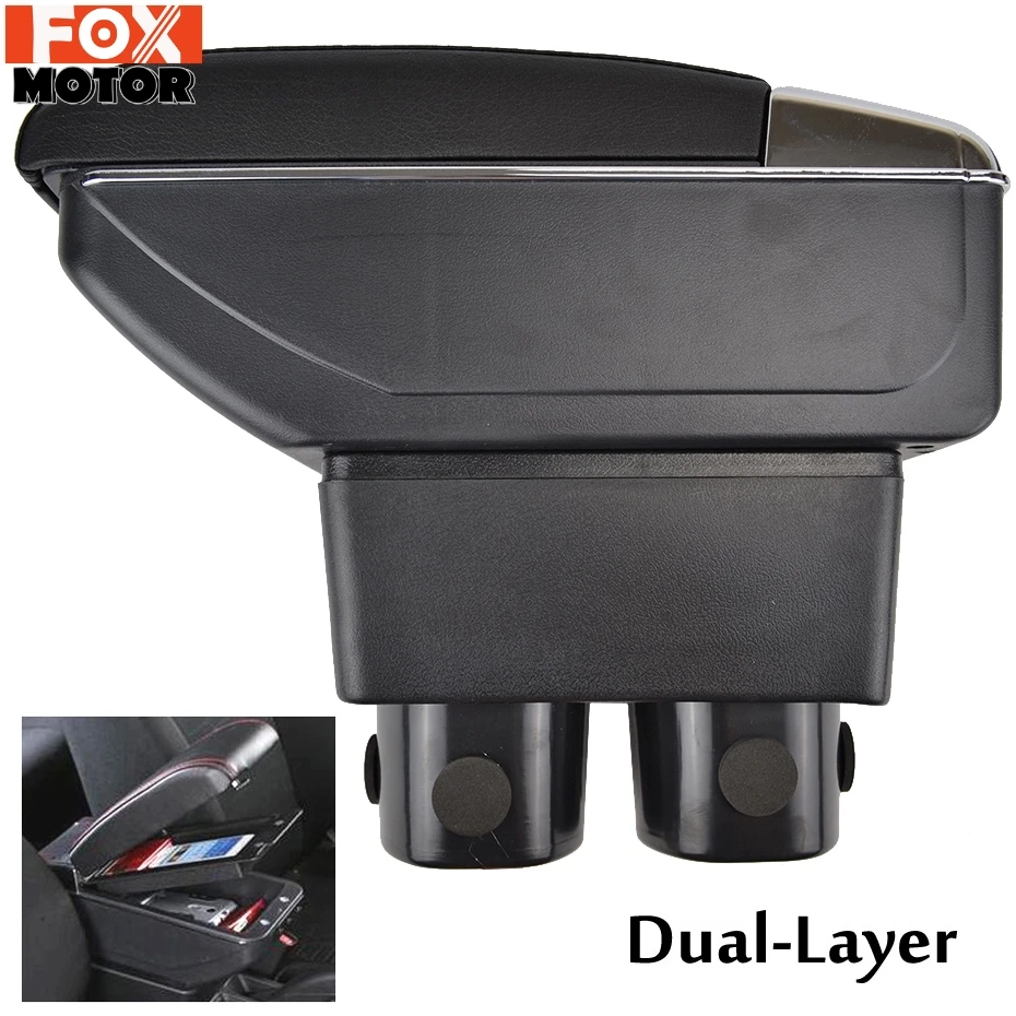 Подлокотник из искусственной кожи для Nissan VERSA TIIDA латио 2007 2011 2008 2009 2010 двухслойная