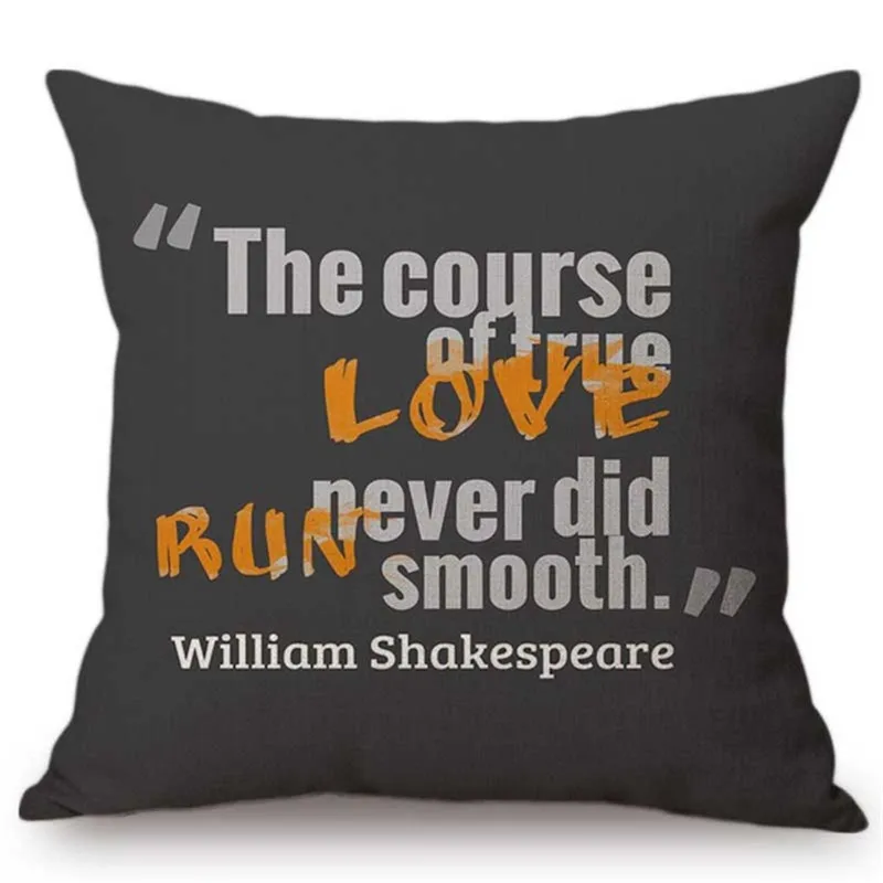 Чехол наволочка с надписью Литература 45x45 см|Наволочки| |