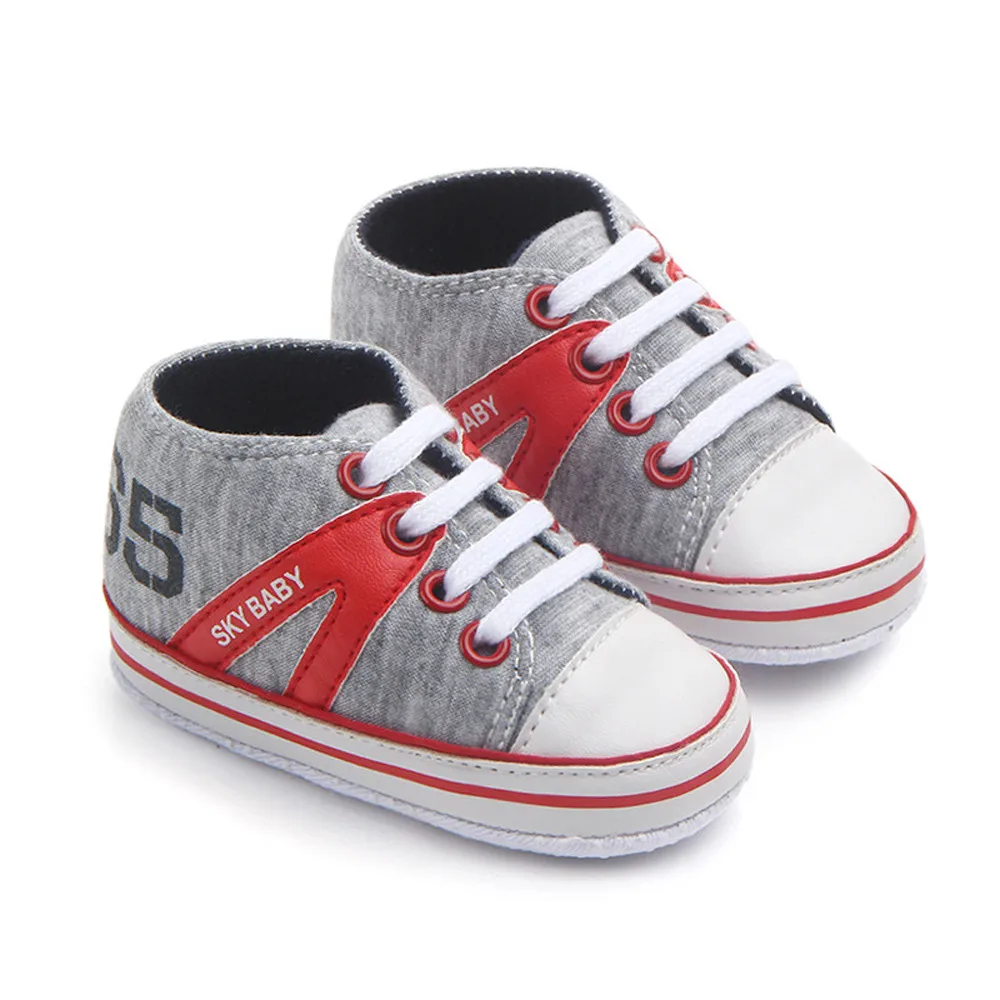 Обувь для новорожденных обувь малышей белая мягкая нескользящая подошва