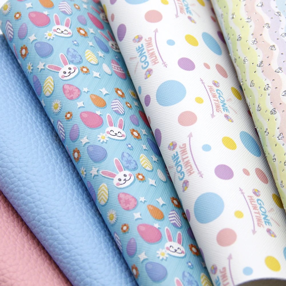 Аксессуары David 6 шт./компл. 20*33 см набор тканей из искусственной кожи с принтом