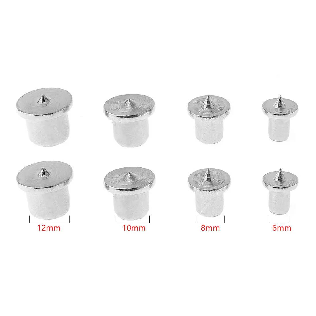 

8pcs 6/8/10/12mm Woodworking Tools Dowel Centre Point Pin Set Dowel Tenon Center Set Transfer Plugs Wood Drill Power Accessories