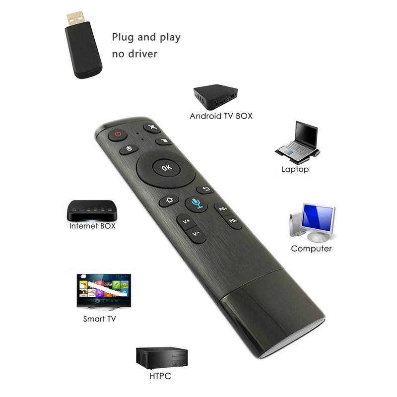Топ viboton Q5 Мини Портативный 2 4G беспроводной Usb интерфейс Fly Air mouse Клавиатура Пульт