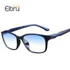 Elbru квадратная оправа для очков с защитой от синего света, оправа для очков для близорукости, оправа для очков для мужчин и женщин