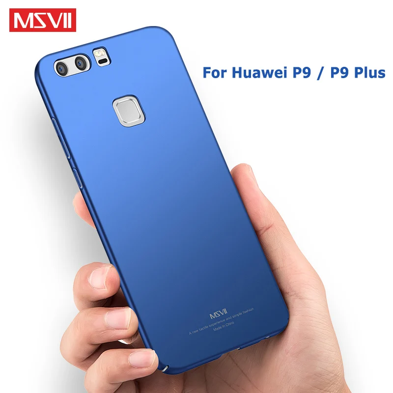 P9 чехол Msvii ультра тонкий матовый для Huawei Lite P 9 Жесткий ПК Plus чехлы телефонов |