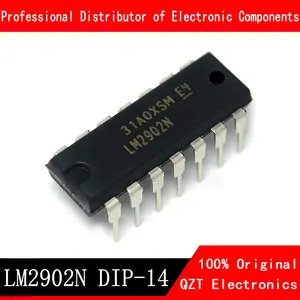 10pcs/lot LM2902N DIP14 LM2902 DIP LM2902P DIP-14 new and original IC