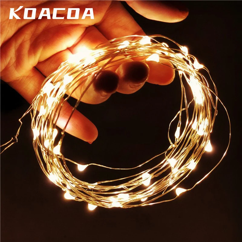 Серебряная проволока 1 м 2 3 5 10 Сказочная Гирлянда пробка для бутылок стеклянная