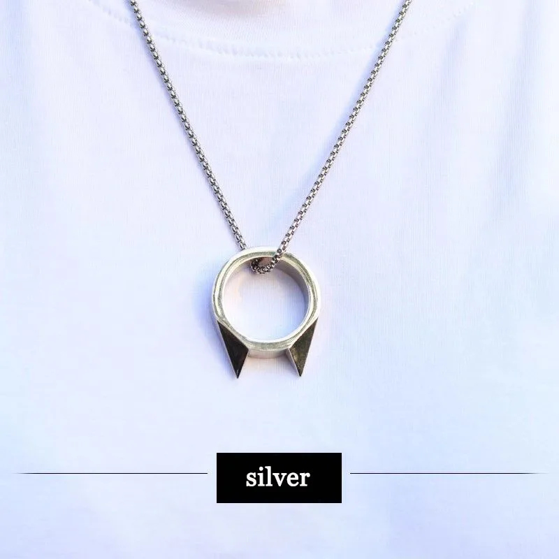 

Self Defense Small Convenient Cat Ear Single Finger Ring Anti-wolf Broken Windows Outdoor Protective Equipment Simple Fashion