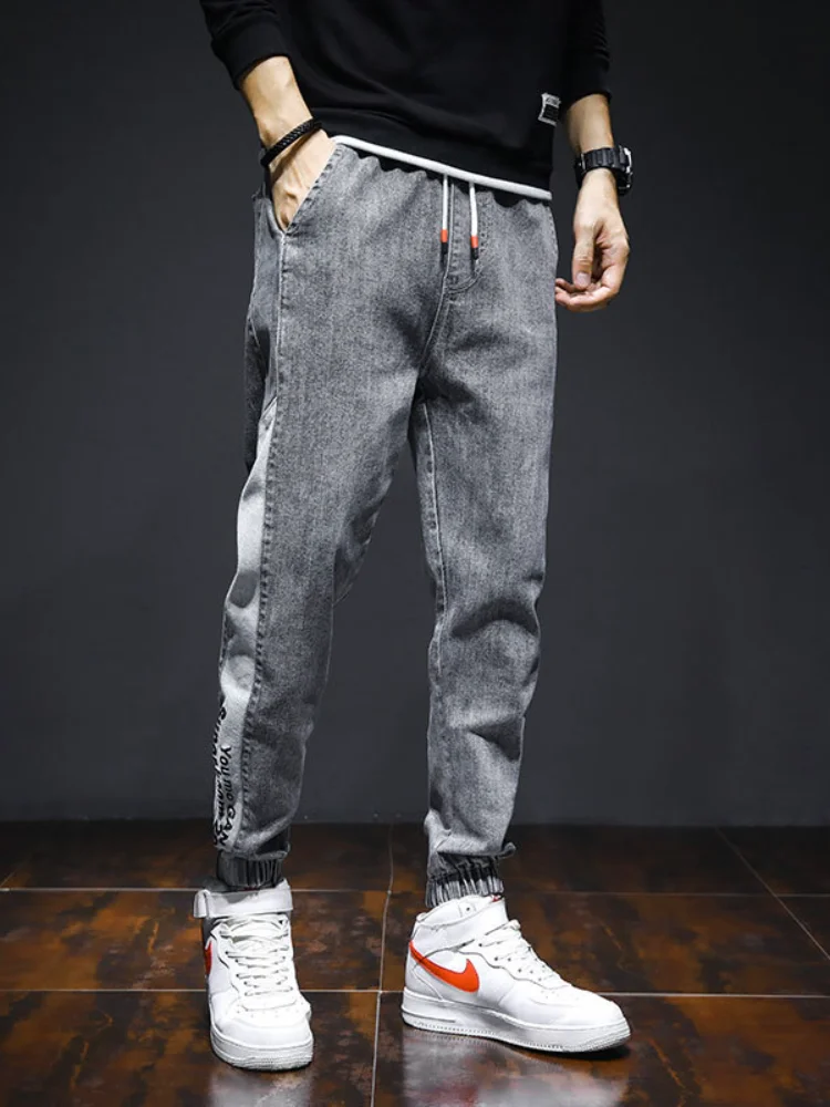 Мужские джинсы ICCLEK Jeans Свободные повседневные брюки осень 2021 новая модель