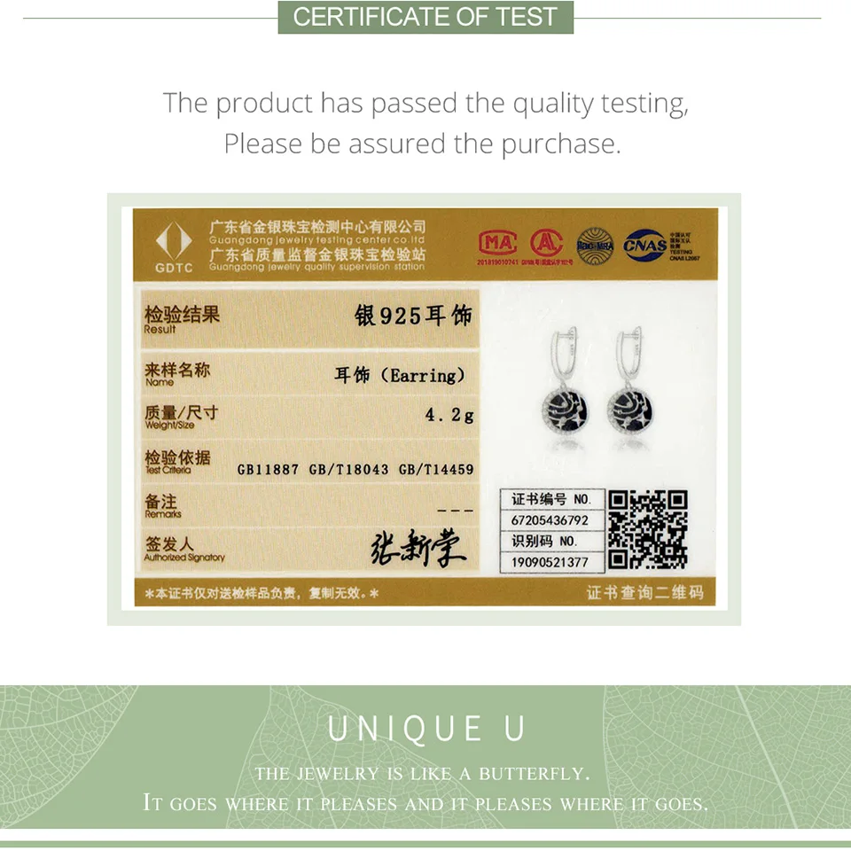 

VOROCO 2020 925 Sterling Silver Zircon Brilliant Galaxy Earrings Romantic Shining Charmingly in ears Lady Fashion Jewelry BNE423