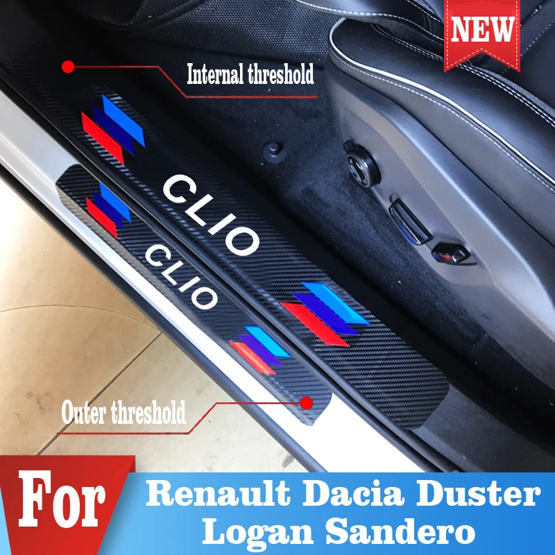 

Car Door Sill Protector Stickers For Dacia Duster Logan Sandero Car Tuning Accessories