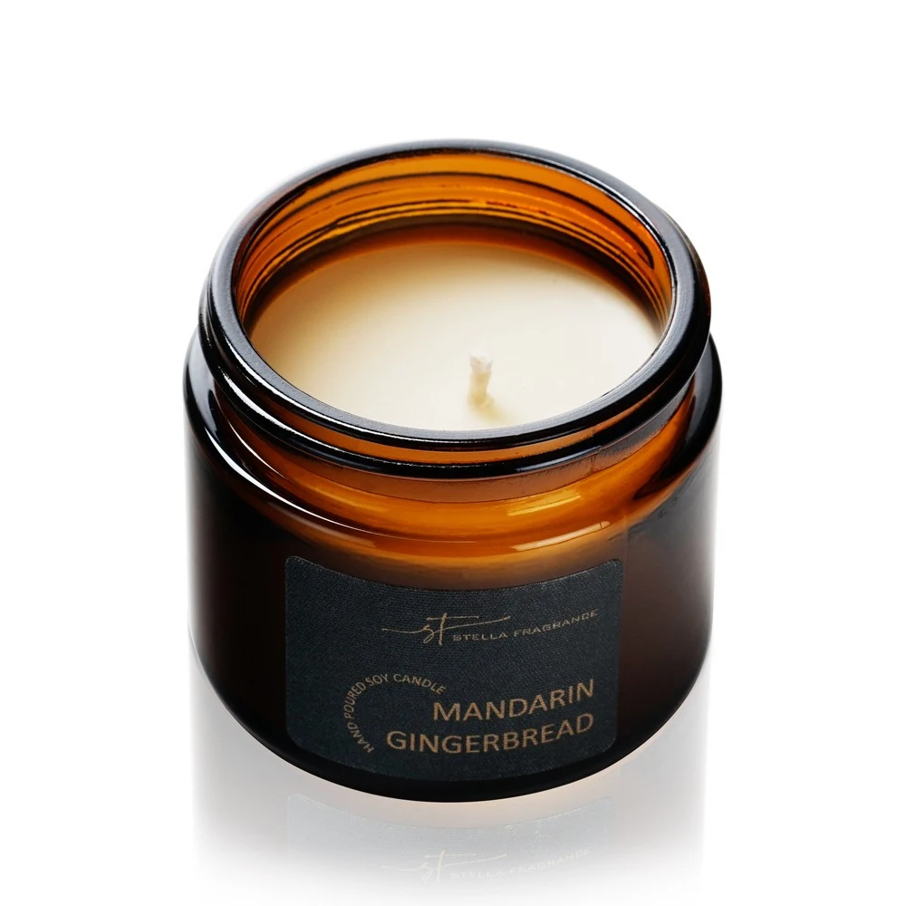 Свеча ароматическая Aroma Harmony Stella Fragrance " Mandarin Gingerbread 90 г |