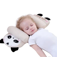breathable newborn baby pillow natural buckwheat filling pillow cute cartoon colored pillowcase baby head protect cushion 0 3y
