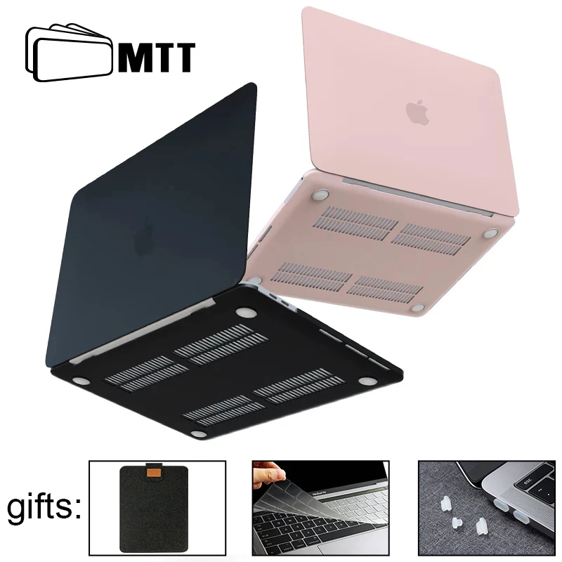 MTT матовый чехол для ноутбука Macbook Air 13 6 2022 кристально жесткий Pro 14 15 16 с сенсорной