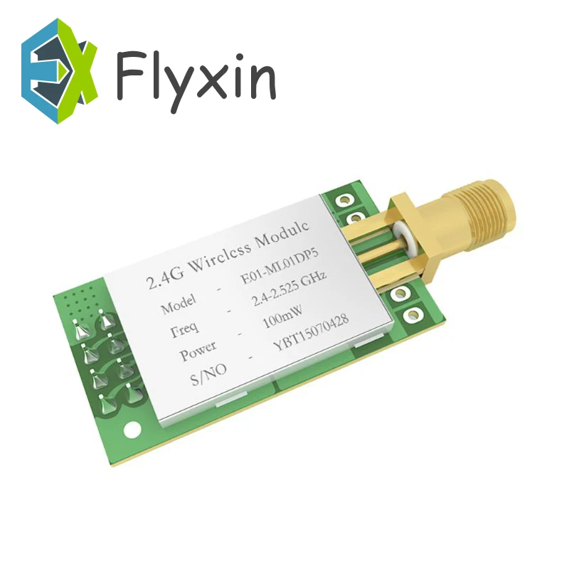 1 шт. E01 ML01DP5 большой диапазон SPI nRF24L01P 2 4 ГГц 100 мВт SMA антенна IoT беспроводной