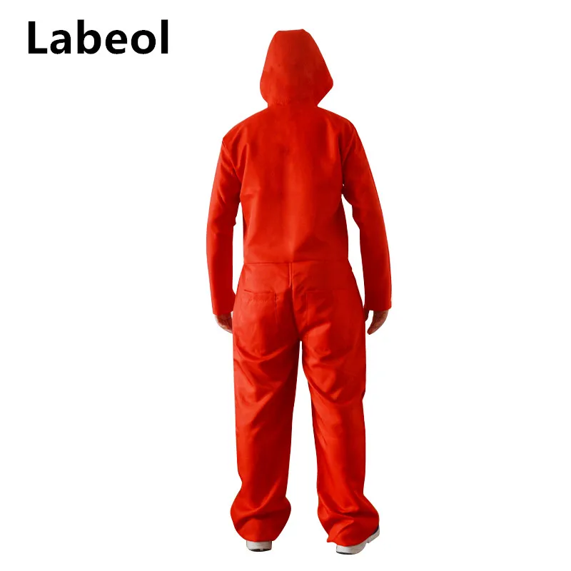 

50 pcs/lot Salvador Dali Costume Movie Money Heist Cosplay House Of Paper La Casa De Papel Dali Cosplay Clothing Without Mask
