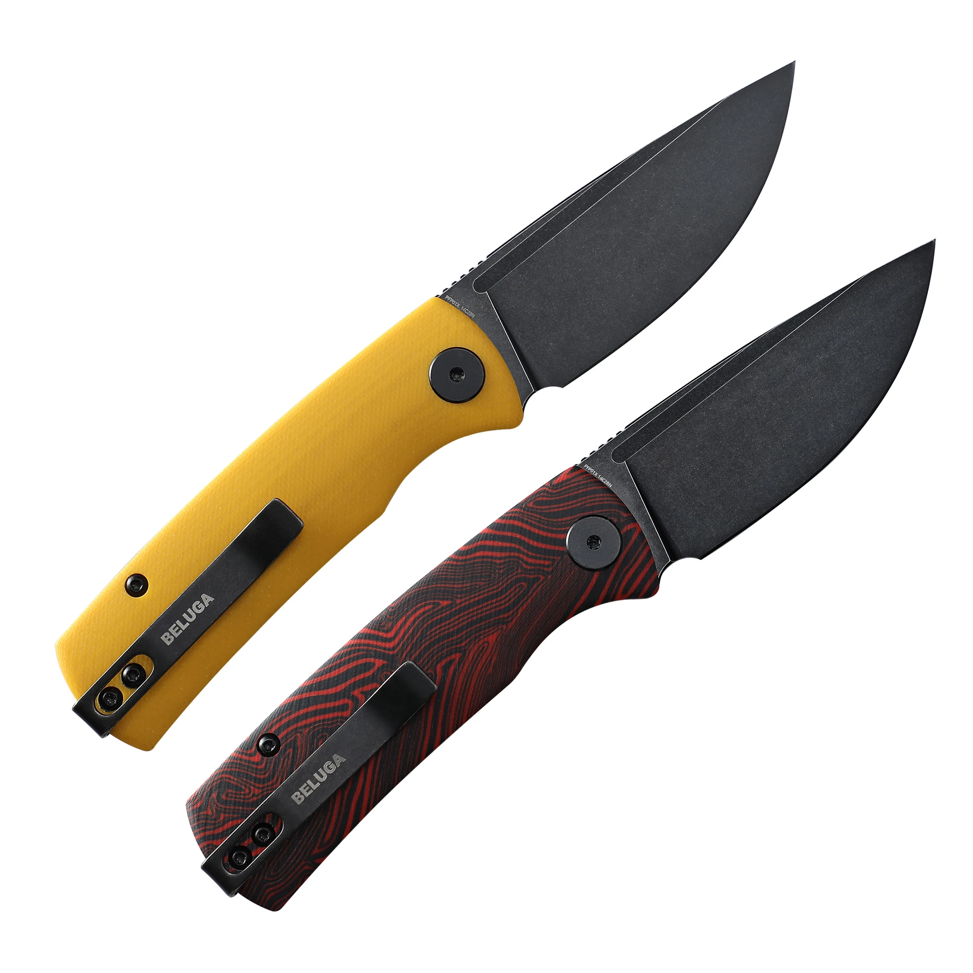 Petrified fish Mini PFP01X G10 ручка с керамическим подшипником 14C28N стальное лезвие походный