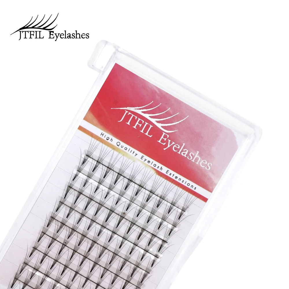 

Premade Volume Fans Personal Private Eye lashes Extension 12Rows,120Pcs 10D Pre Made Fans Supplies Makeup