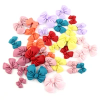 10pcs lovely bowknot flat back resin patch clothing hairpin crafts accessories diy scrapbooking cartoon embellishments flower