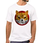 Мужская футболка с принтом Шиба-ину, в стиле ретро, Doge Killer, Shibarmy, забавная футболка с коротким рукавом, лунные футболки