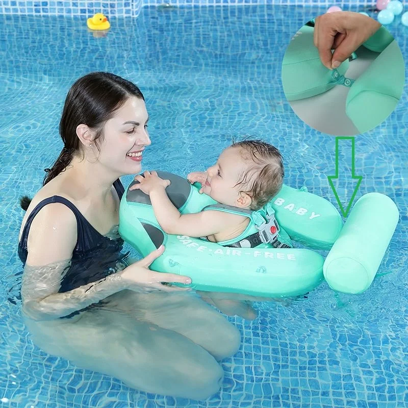 Baby Floater Infant Swimmers Non-Inflatable Float Child Lying Swimming Ring Swim Waist Float Ring Floats Pool Toys Swim Trainer images - 6