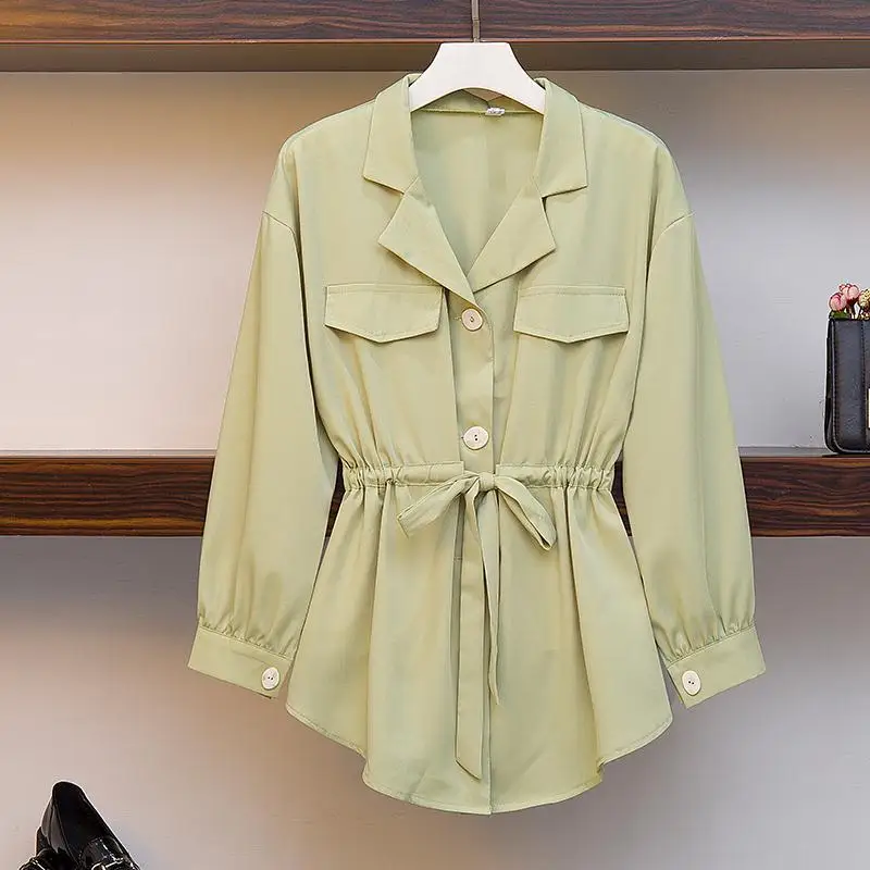 

Fashion Women's Spring Autumn Chiffon Blouses Shirt Casual Long Sleeve V-Neck Loose Shirts Elegant Women's Button Tops DF3366