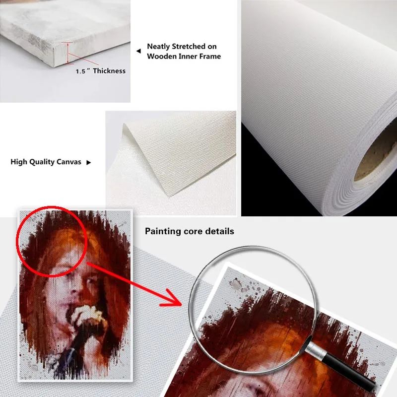 

No Frame Famous Female Singer Axl Rose Wall Art Print Canvas Painting Nordic Posters and Prints Wall Pictures