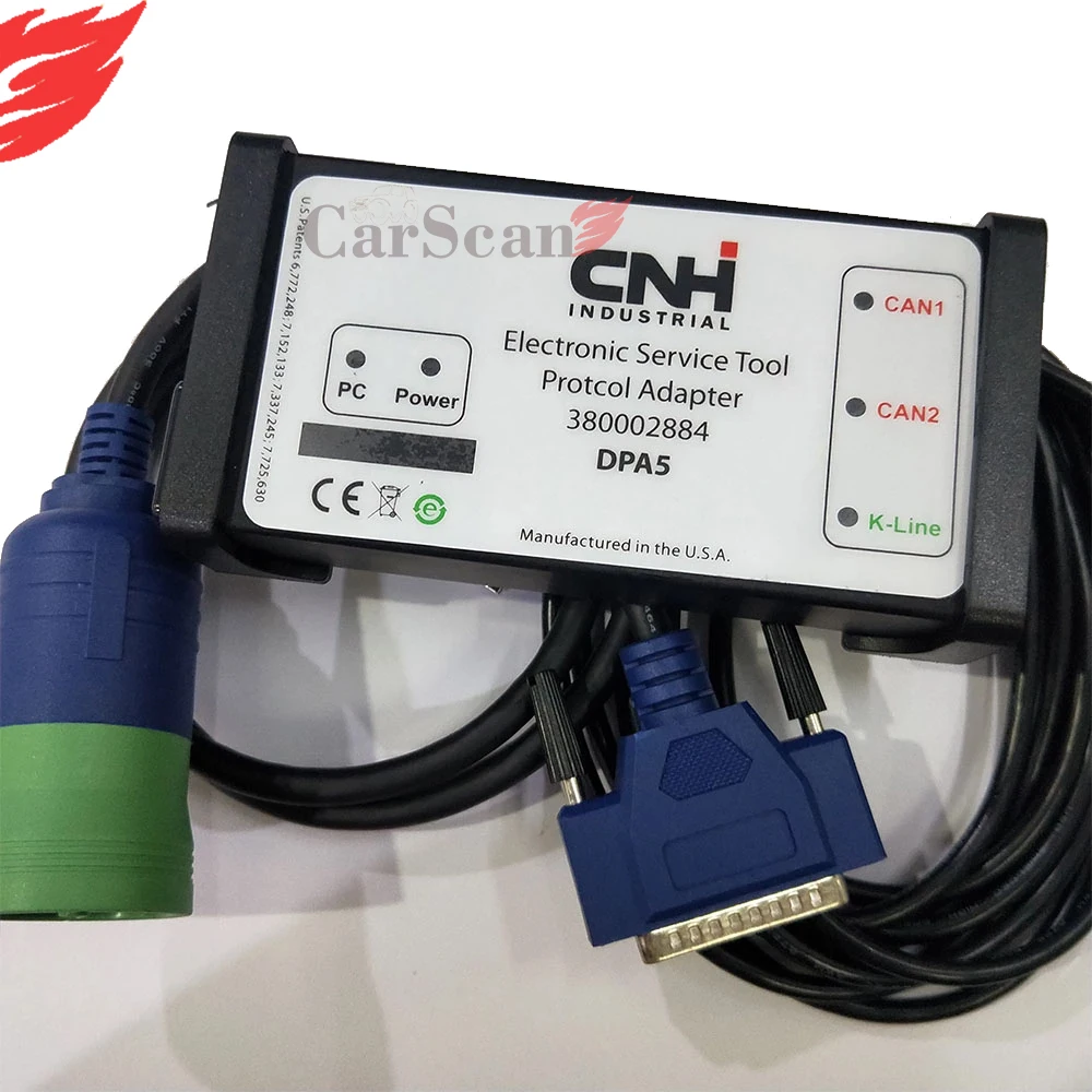 Набор диагностических инструментов для CNH DPA5 с cnh est engineering 9 4 New Holland электронные