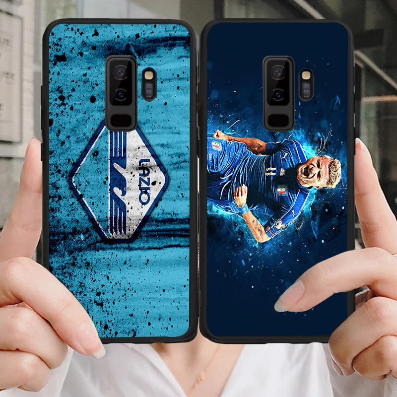 Чехол для телефона Immobile чехол Samsung Galaxy S10 S8 S9 Edge DIY черный мягкий TPU Lazio FC A9 C10 C9 J7 Max