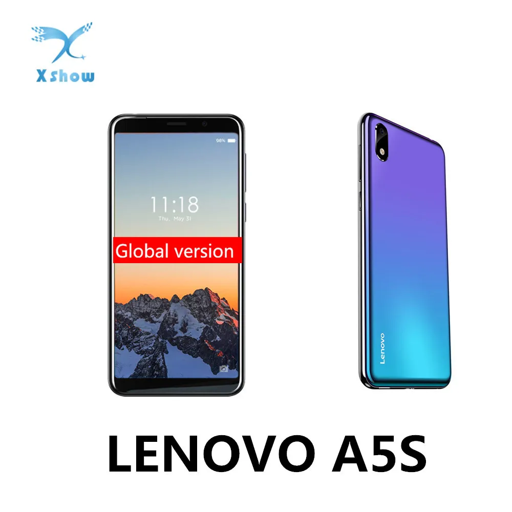 Оригинальный смартфон Lenovo A5s 2 ГБ 16 четырёхъядерный процессор MT6761 камера 13 МП