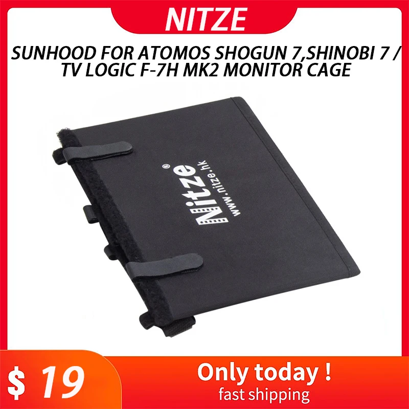 Nitze Sunhood для Atomos Shogun 7 Shinobi / TV Logic F-7H mk2 клетка монитора | Электроника