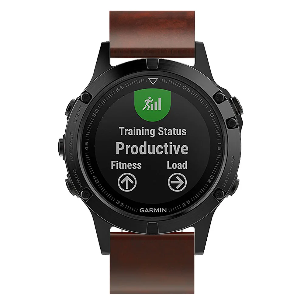 Кожаный ремешок для часов YAYUU Garmin Fenix 6/Fenix 5/5 Plus/Forerunner 935/945/подход S60/Quatix 5