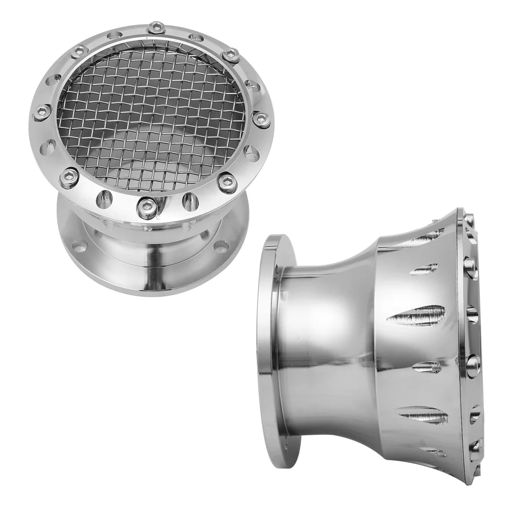CNC мотоцикл СКОРОСТЬ СТЕК воздухоочиститель Впускной фильтр для Sportster XL883 1200 серебро