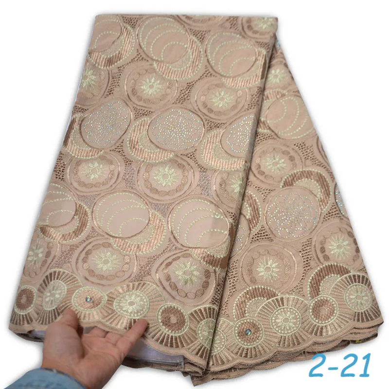 2020 Swiss Voile Lace In Switzerland High Quality Embroidery African Fabric Fashion Cotton Tulle 02 | Дом и сад