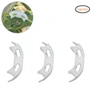 100 шт многоразовые пластиковые шпалеры зажимы для подвязки томатов поддержка соединяет растения инструмент теплицы овощи зажимы садовый орнамент