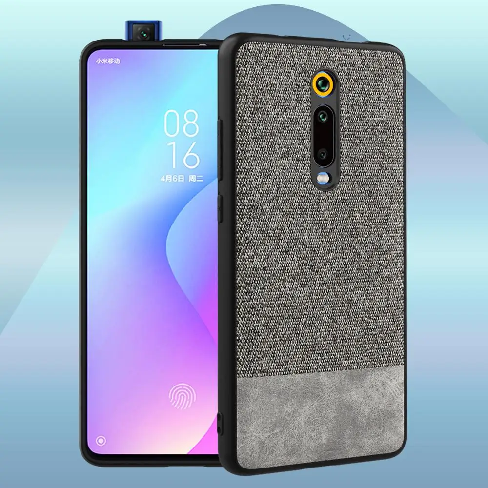 Чехол для телефона Xiaomi Redmi K20 Pro Противоударная задняя крышка ткань силиконовый