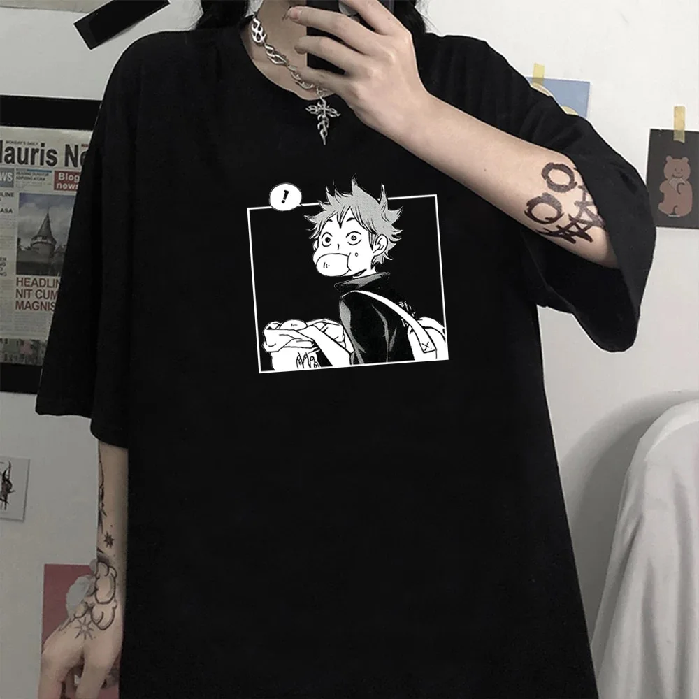 

Haikyuu Anime Printing Top Loose Tshirt Men and Women Clothes