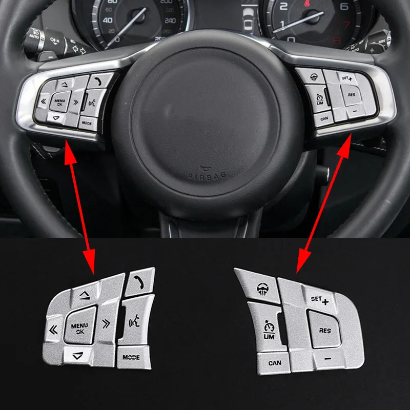 Матовый брелок для автомобильных ключей рулевое колесо Кнопка регулировки под