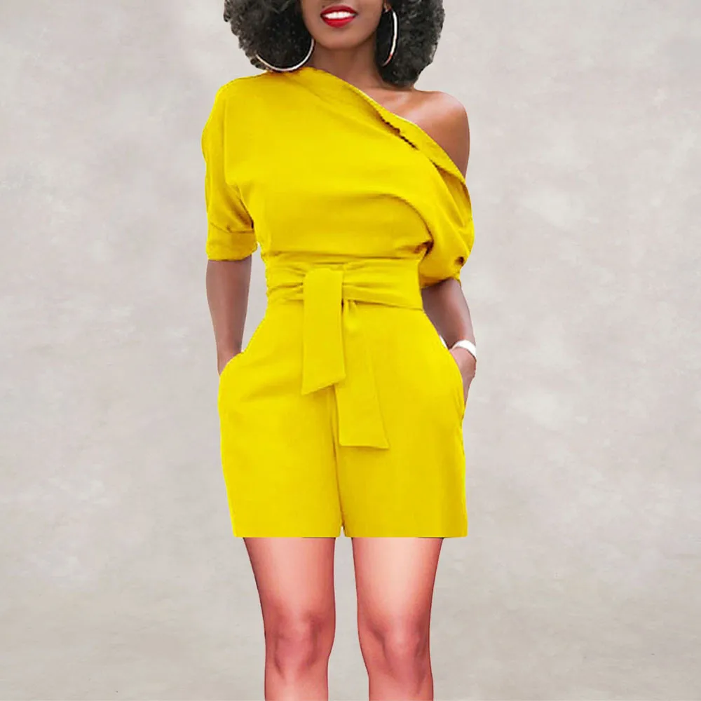 Женский комбидресс с оборками Home &amp Nest демисезонный открытым плечом и длинным