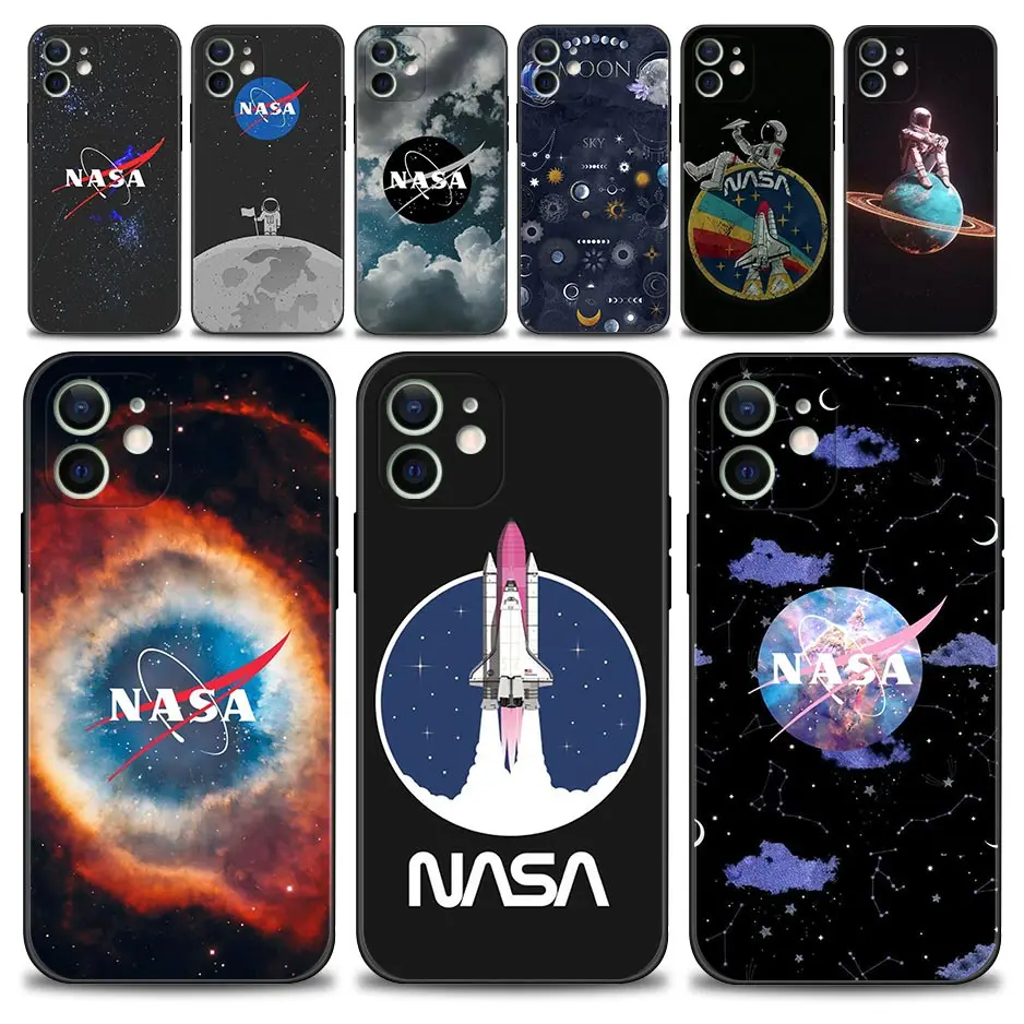 

Phone Case For Apple iPhone 13 12 11 Pro Max 13 12 Mini XS Max XR X 7 8 Plus 6 6S Silicone Cover Shell Moom Galaxy
