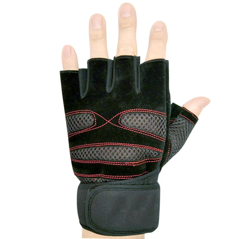 

Перчатки для тренажерного зала LDF668 для мужчин и женщин, с опорой для запястья, для тренировок, фитнеса, тяжелой атлетики