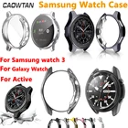 Чехол для Samsung Galaxy Watch 46 мм 42 мм Gear S3, мягкая защитная пленка из ТПУ с покрытием для Galaxy Watch 3 41 мм Active 2 40 44 мм