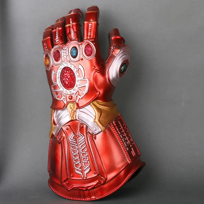 Детские/взрослые светящиеся перчатки из искусственной кожи для сцены/ролевых