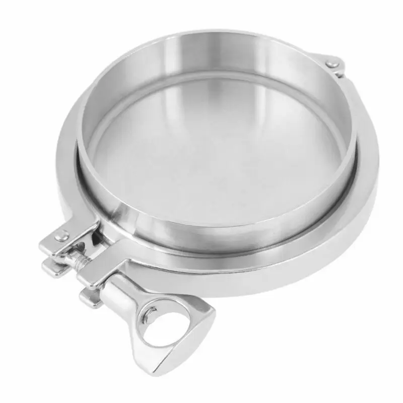 

4" End Cap + 4" Weld Ferrule + 4" Tri-clamp + 4" PTFE Gasket Sanitary SS304 Set Quick Connection, Easy To Install