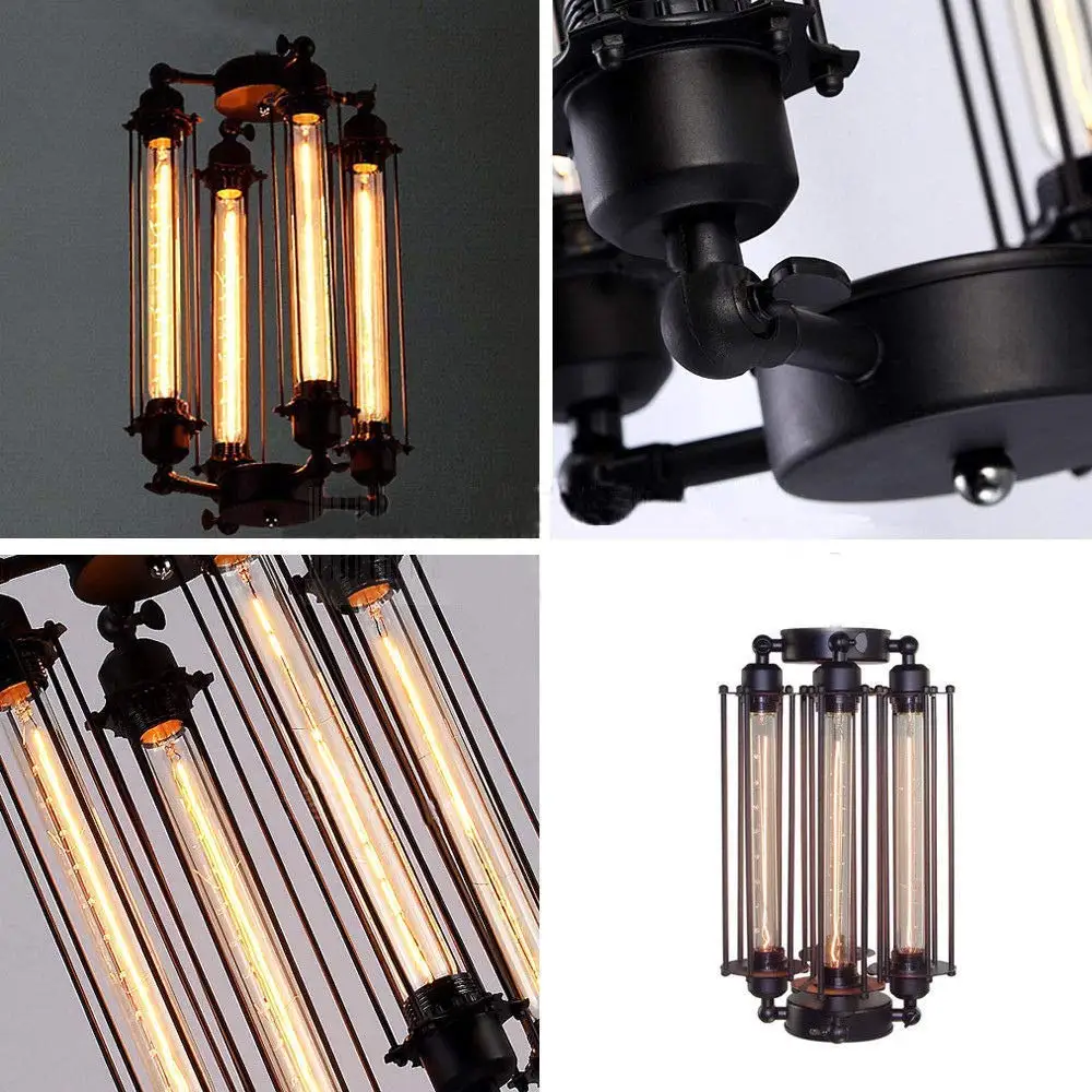 Люстра потолочная в стиле стимпанк креативный декоративный светильник