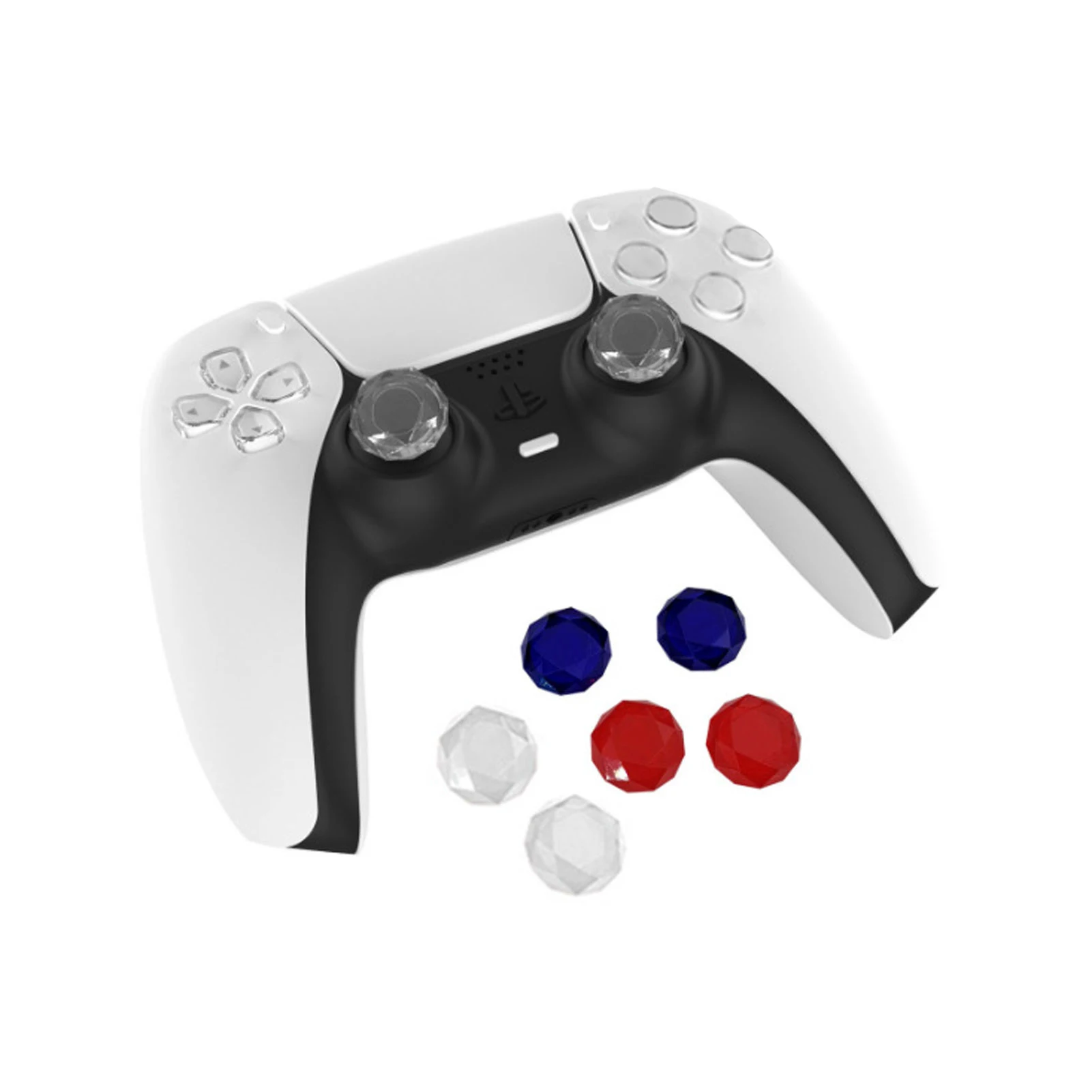 

Thumb Stick Grip Cap Thumbstick Joystick Cover Case For Sony Dualshock 5/4/3 PS5 PS4 Slim NS Switch Pro Controller